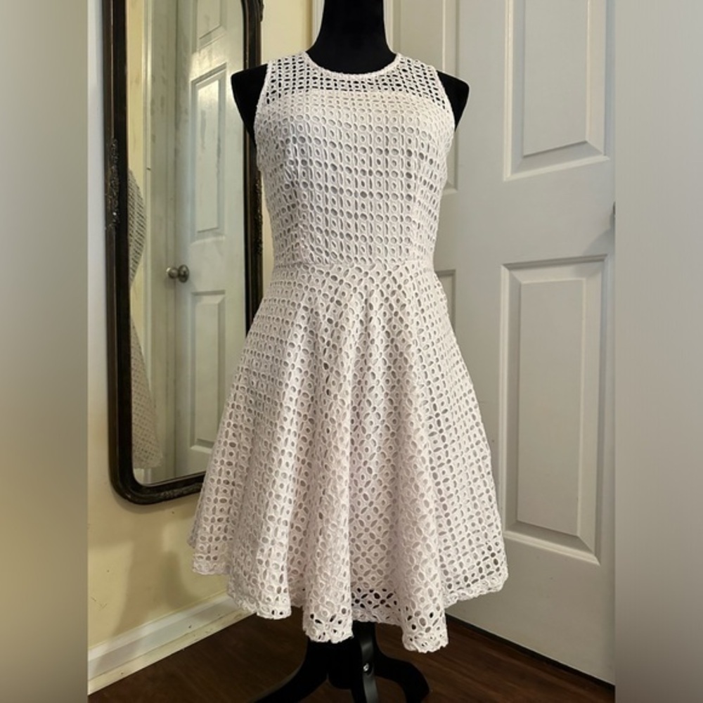 Olive + Oak White Eyelet Dress NWOT